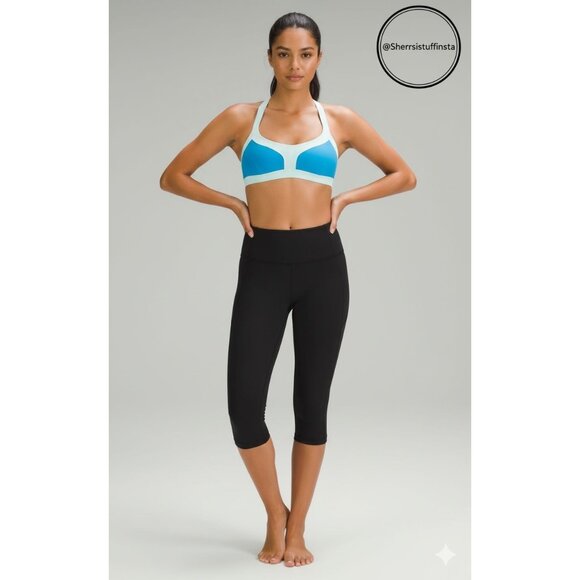 Lot of 2 Lululemon Run Sprint Bra 6 & Wunder Under Crop High-Rise Leggings 4 - Picture 1 of 15